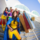 Illustration for article titled Inspired by superhero Disney Princess fan art, these cosplayers made a real-life superteam